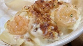 スパゲティとグラタン