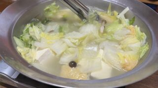 定番の鍋、撮り忘れ