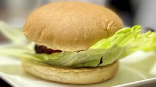 炭火とハンバーガー