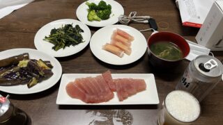 刺身と親子丼？