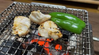 今日は炭で心を癒しました。