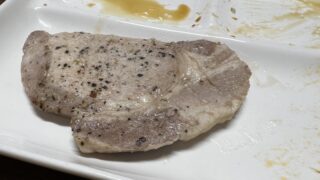 豚のソテー、撮り忘れた（笑）