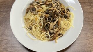 かなりしょっぱいパスタでした。