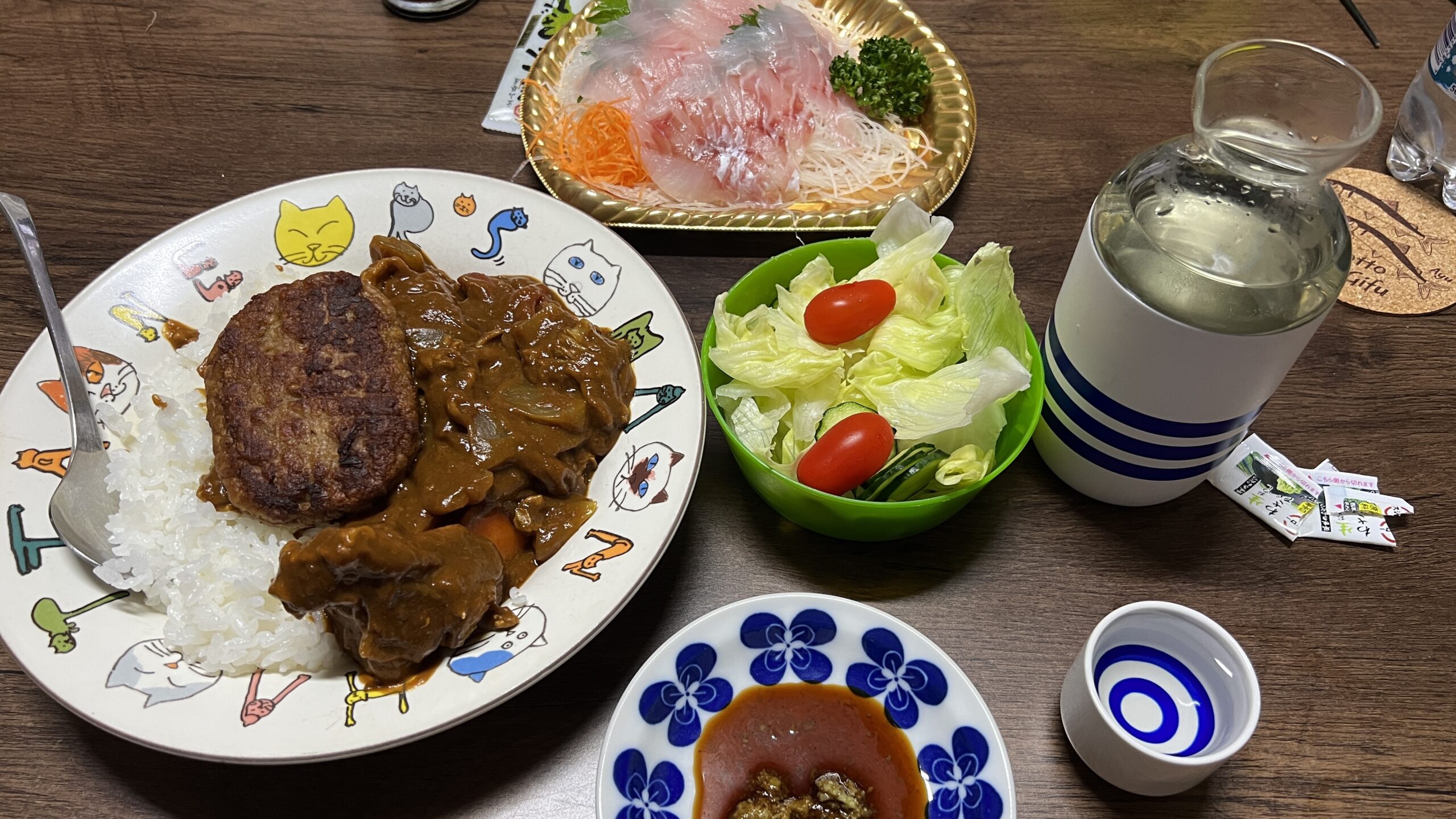 ハンバーグカレー最高‼️