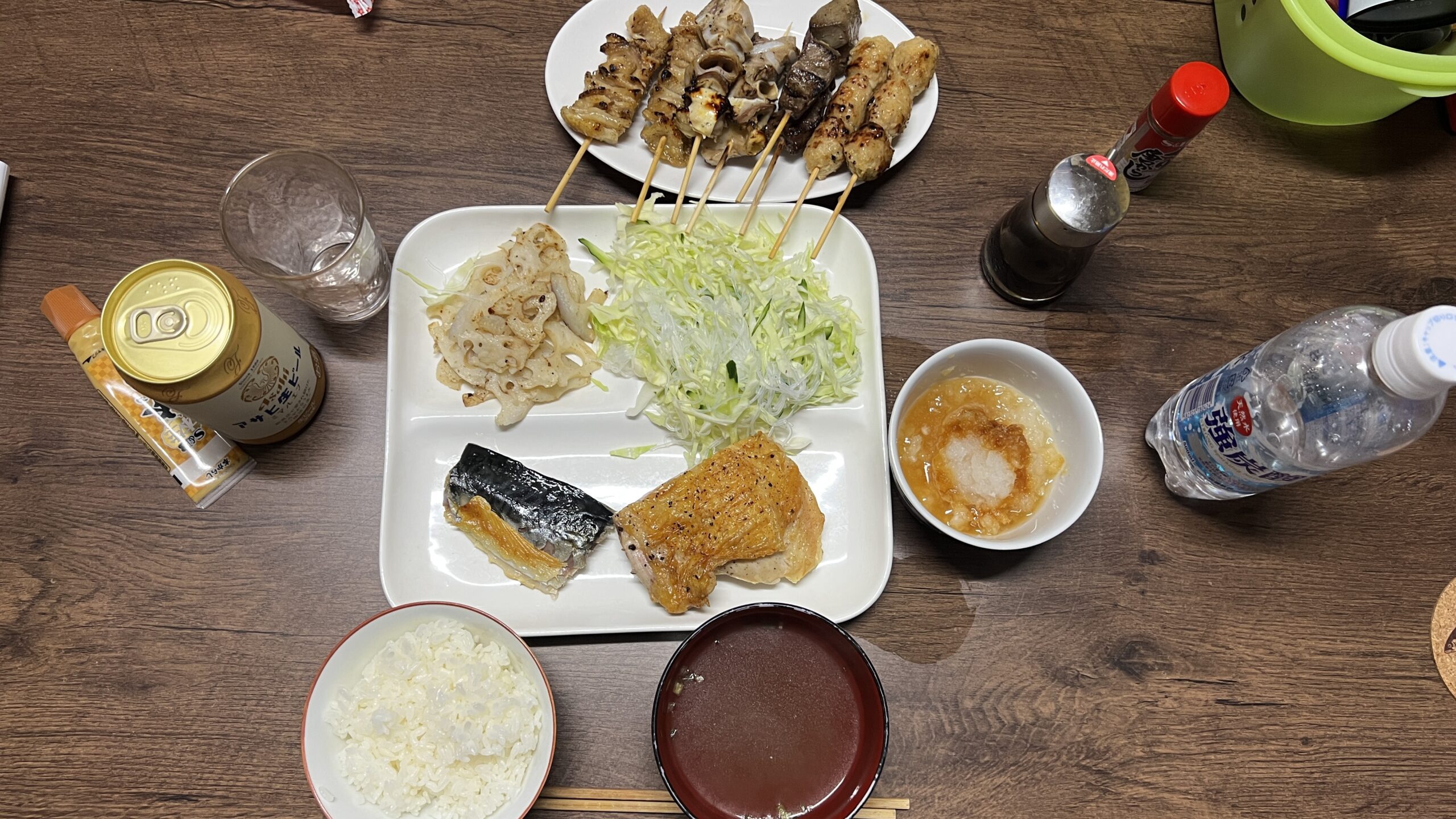 焼き鳥もうまいですよね〜